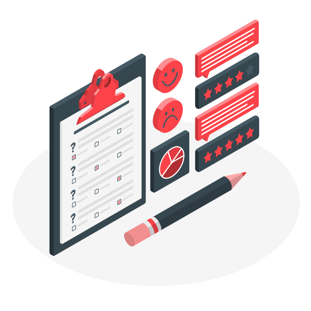 Website Audit services: clipboard and pencil for grading the audit.